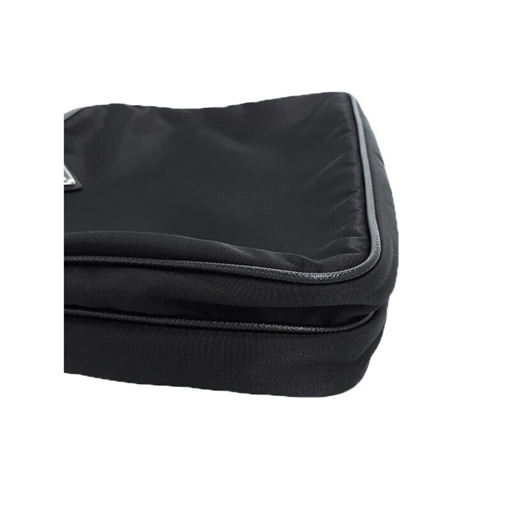 Prada Shoulder Messenger Black Crossbody Bag Re - Picture 7 of 9
